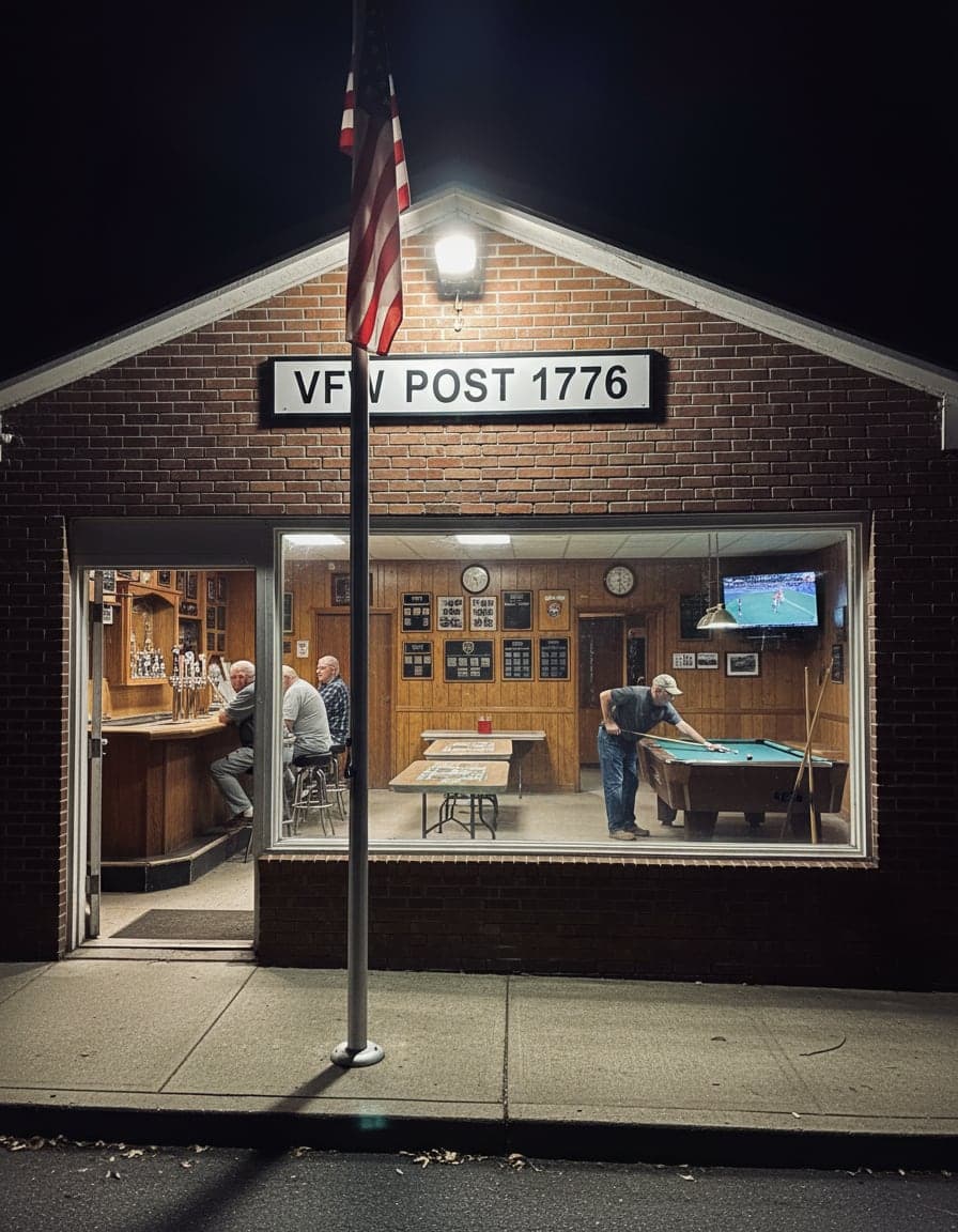 The view at VFW Post 1776.