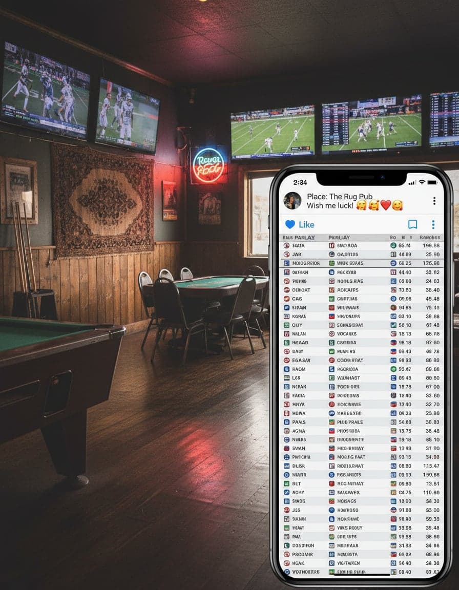 phone screenshot of a sports betting slip with a long parlay