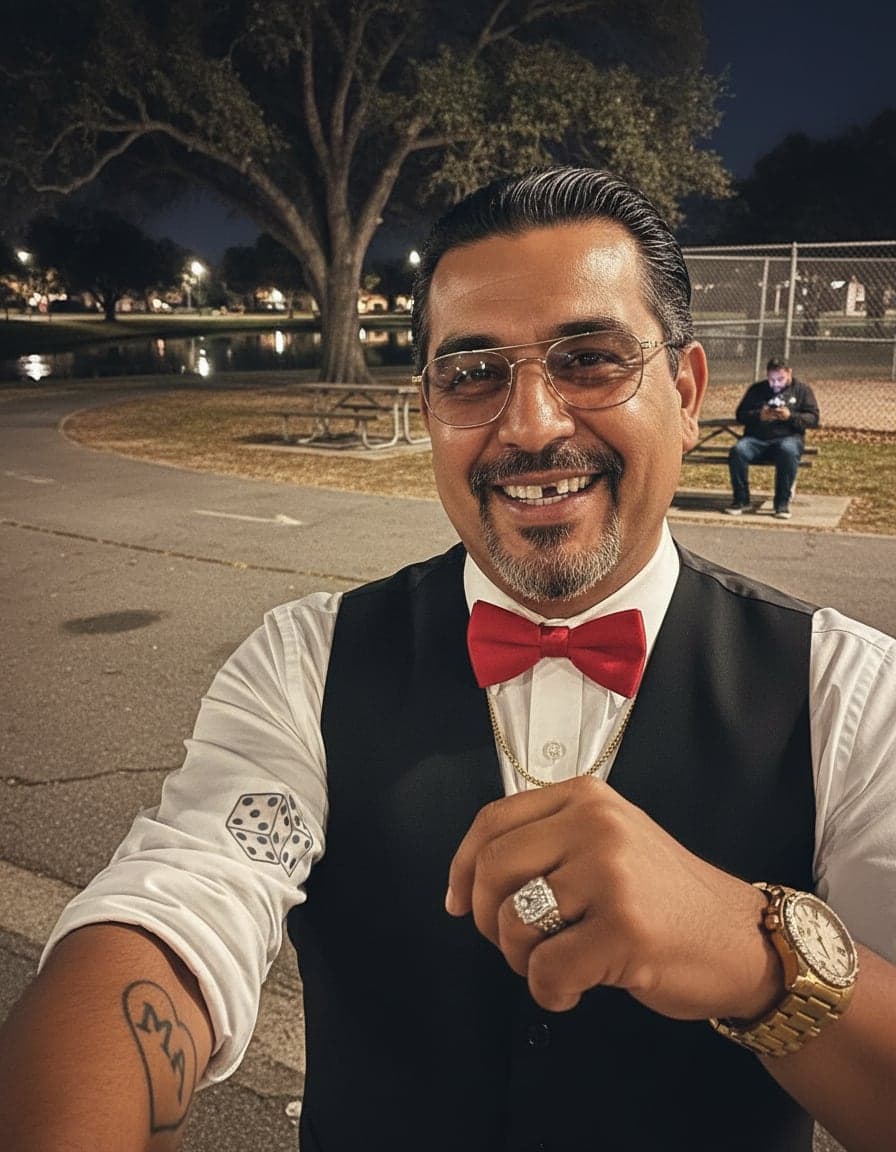 Selfie of Vinnie Russo at Diamond Park.