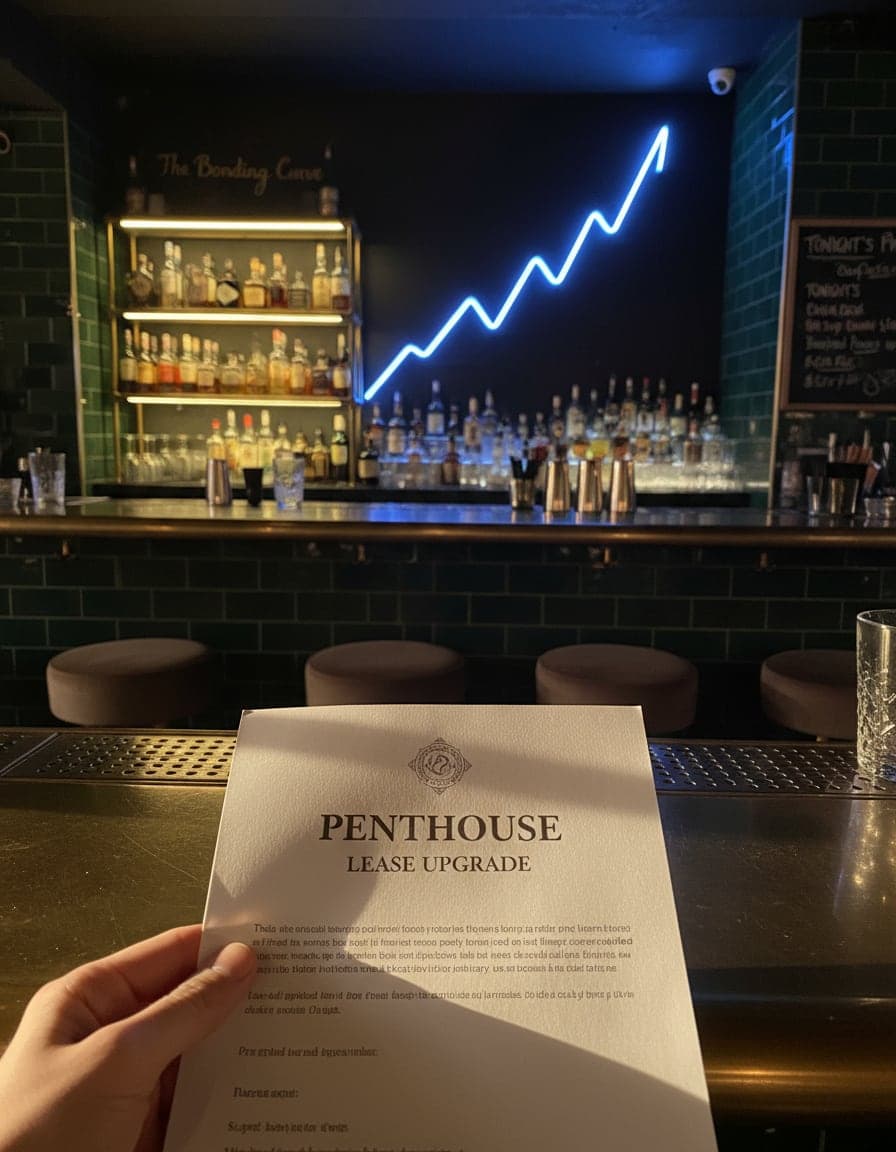 Close-up: Penthouse lease upgrade.