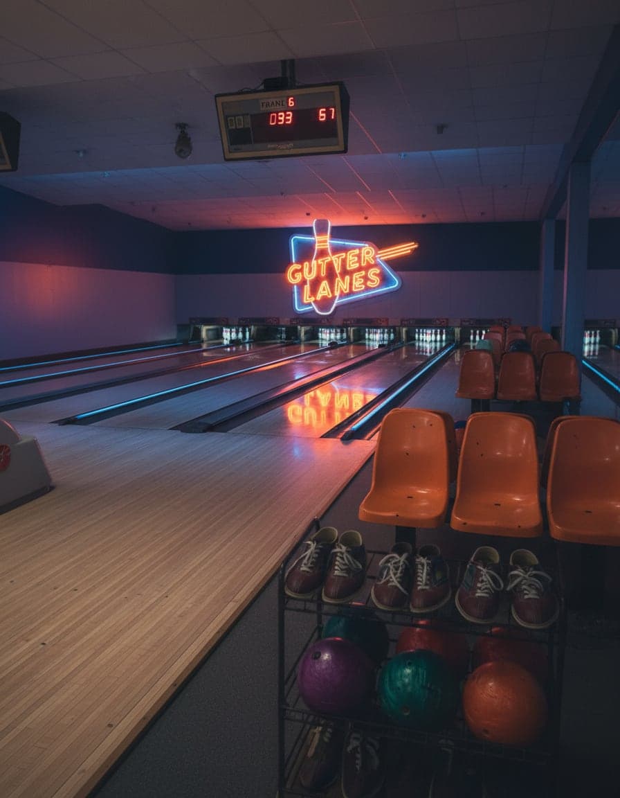 The view at Gutter Lanes.